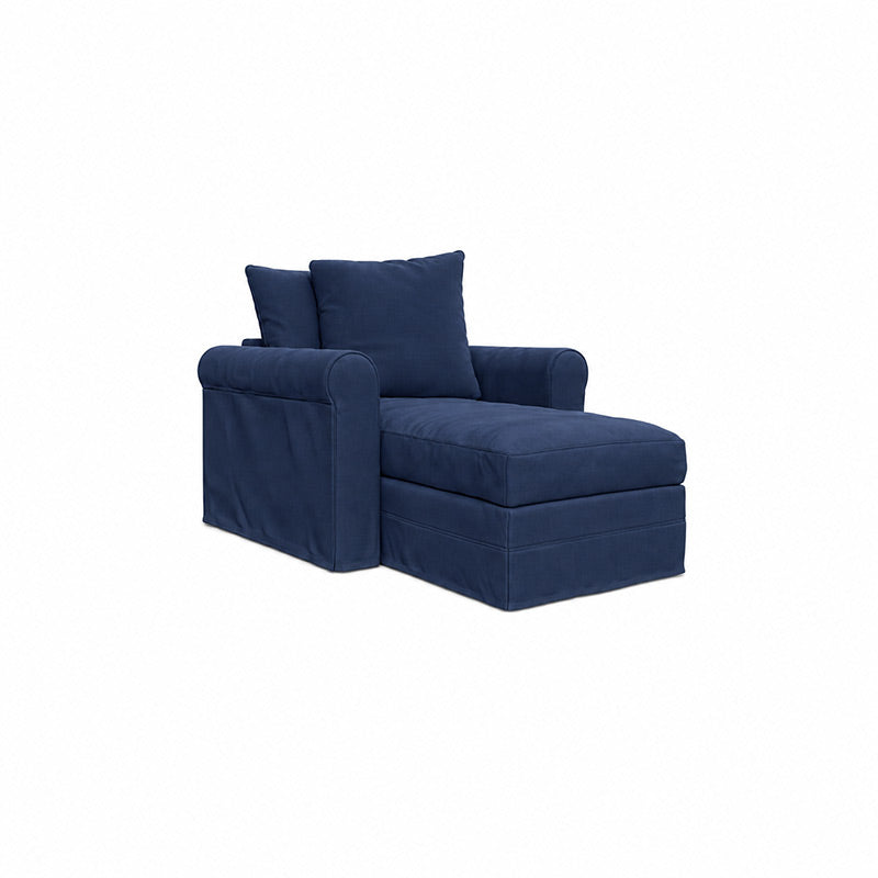 Grönlid Chaise Lounge Cover-Chenille Midnight