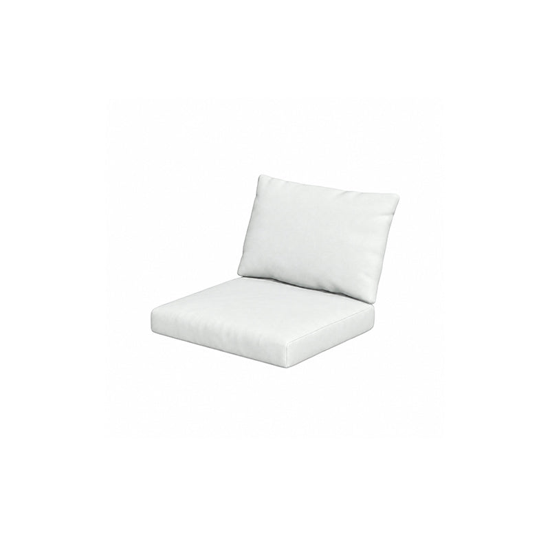 Stockholm Rattan Chair Cushion Cover Set-Canvas Pure white