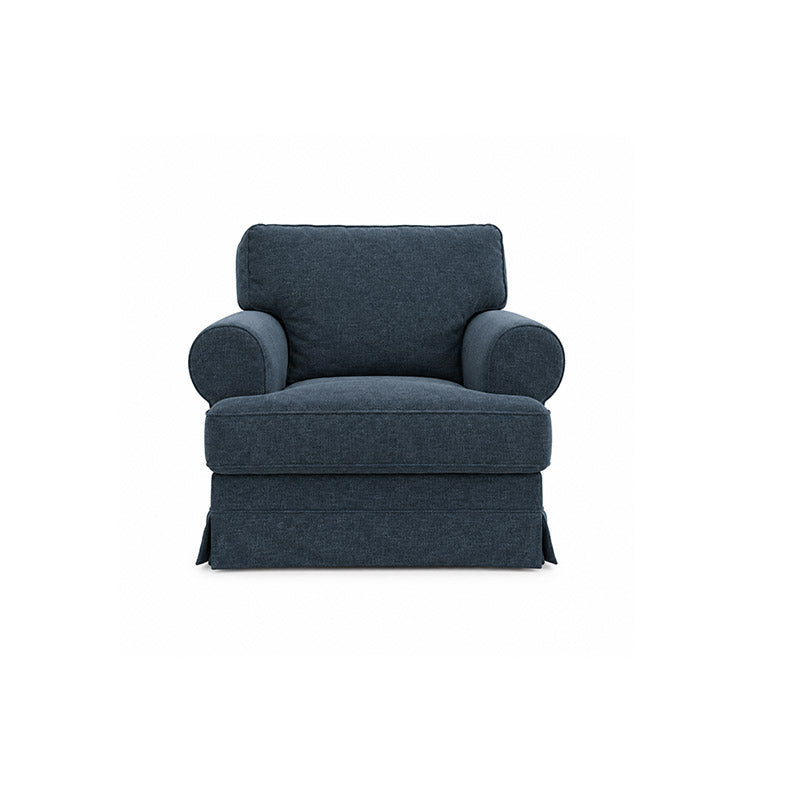 Barkaby Armchair Cover-Chenille Poseidon