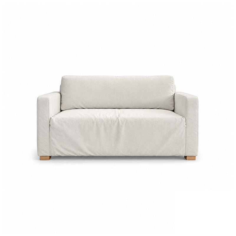 Solsta Sofa Bed Cover-Canvas Pure white