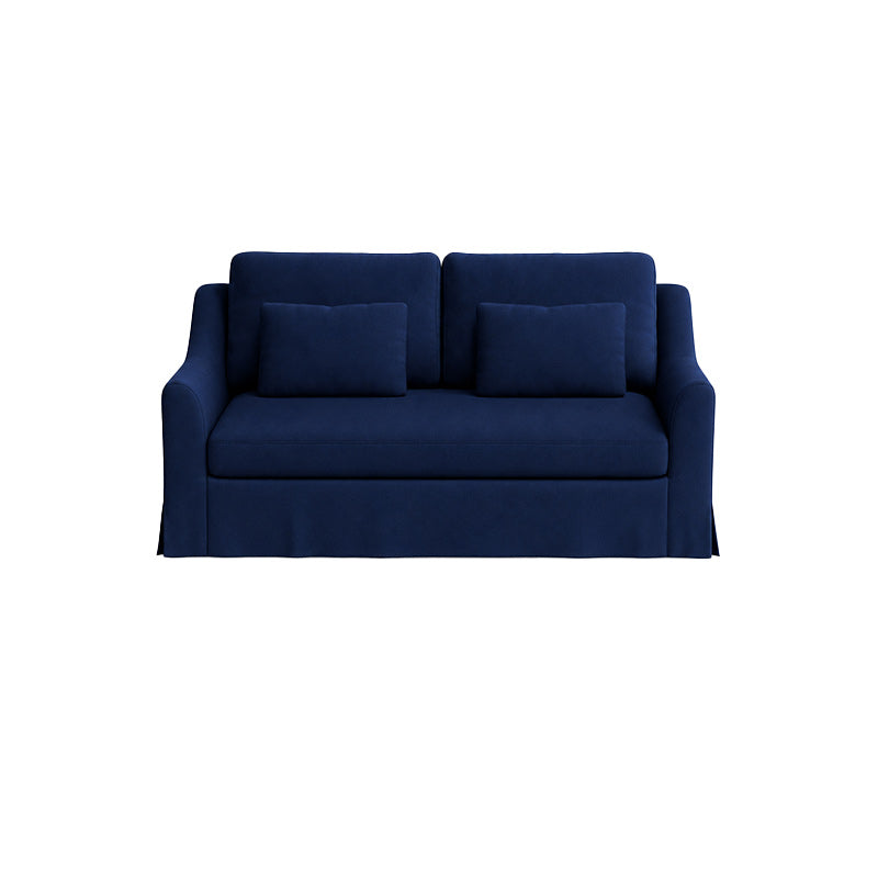Färlöv 2 Seater Sofa Cover-Velvet Cobalt blue