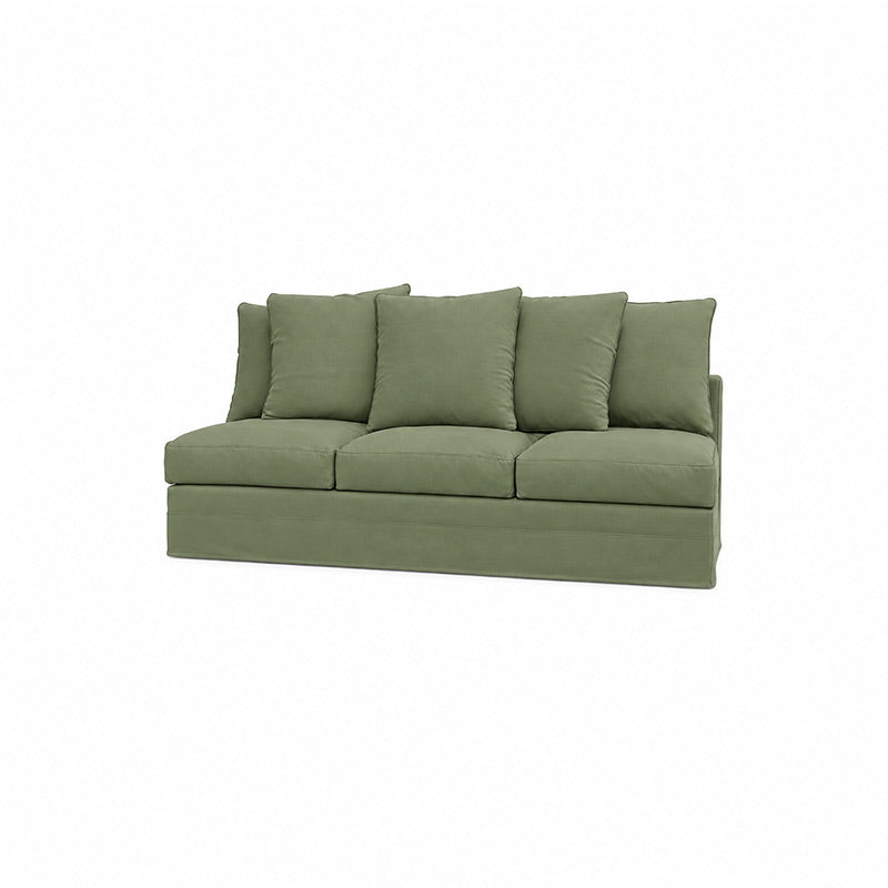 Gronlid 3 Seat Section Cover-Chenille Cypress Green