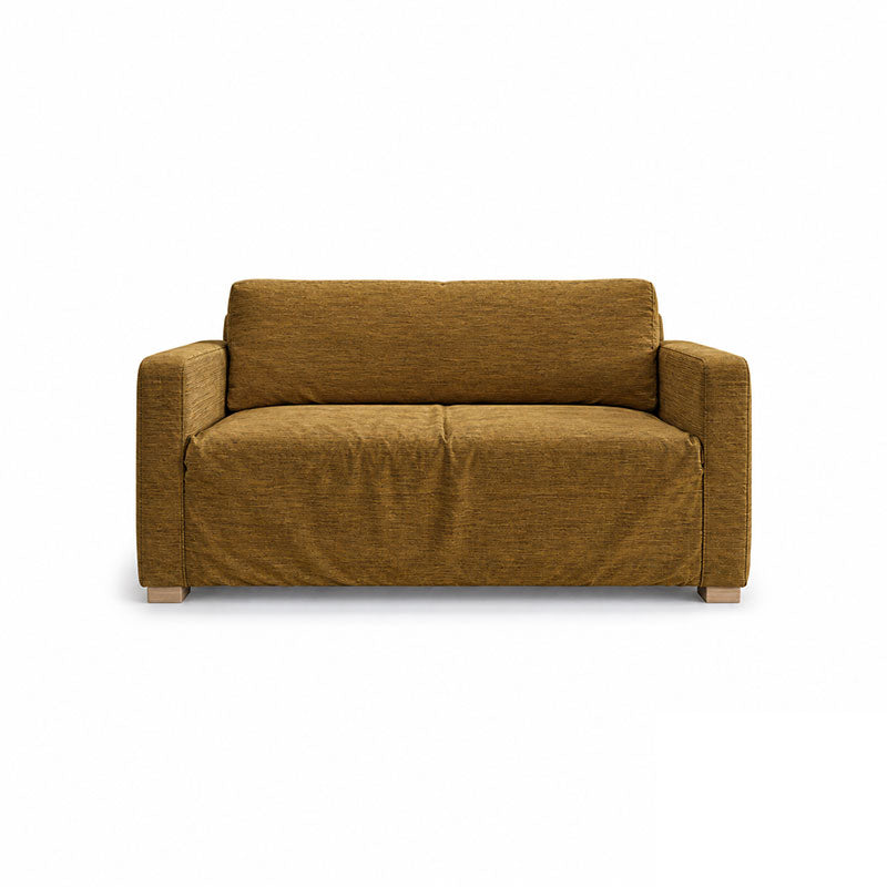Solsta Sofa Bed Cover-Patterned Weave Antique Gold
