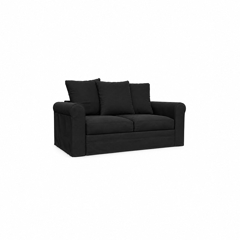 Grönlid 2 Seater Sofa Cover-Microfiber Black