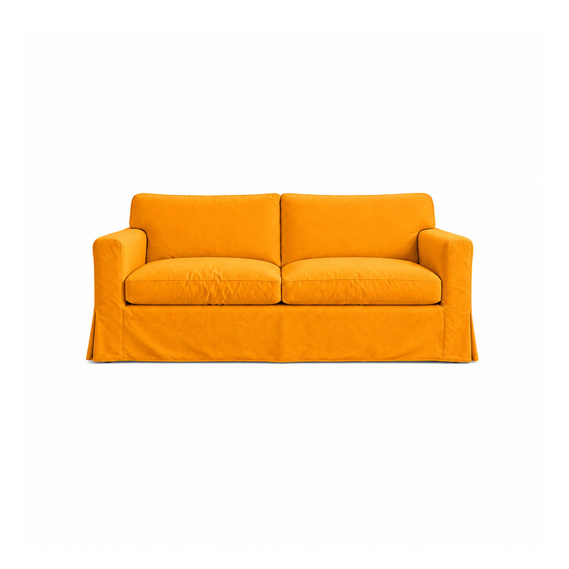Sandby 3 Seater Sofa Cover-Velvet yellow