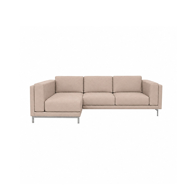 Nockeby 3 Seat Sofa with Left Chaise Cover-Microfiber Camel
