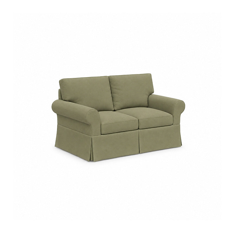 Pottery Barn Basic 2 Seater Sofa-Corduroy Olive