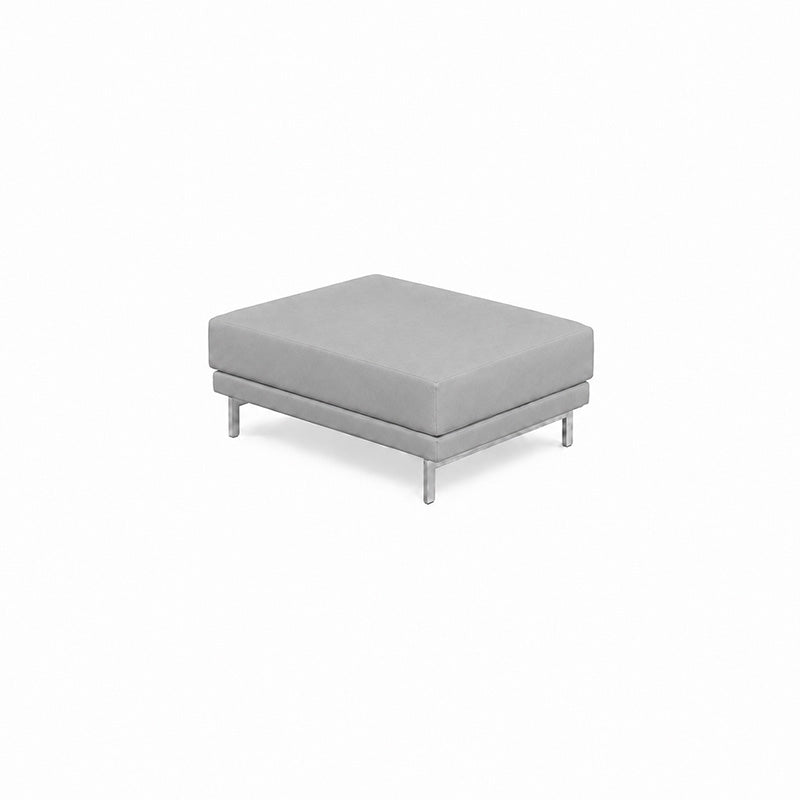 Nockeby Footstool Cover-Corduroy Gray
