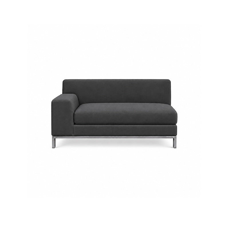 Kramfors 2 Seater Sofa with Left Arm Cover-Canvas Charcoal