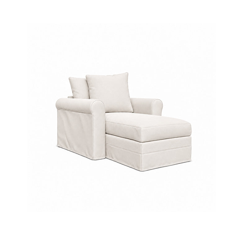 Grönlid Chaise Lounge Cover-Structural Weave cream