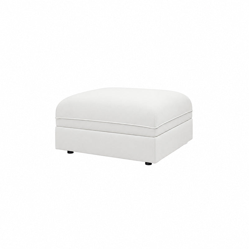Vallentuna Seat Module Cover, Without Storage-Corduroy Silver White