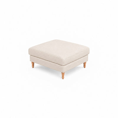 Stocksund Footstool Cover-Microfiber Beige