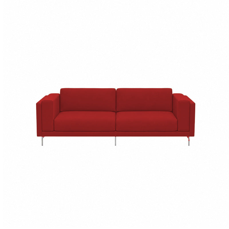 Nockeby 3 Seater Sofa Cover-Chenille Burnt Brick