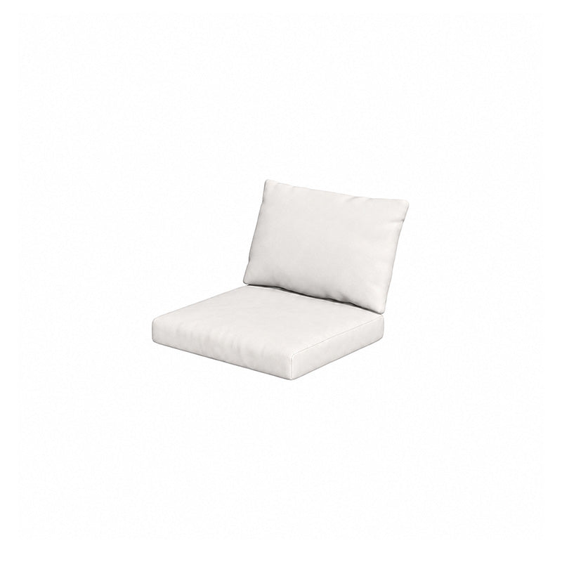 Stockholm Rattan Chair Cushion Cover Set-Corduroy Silver White