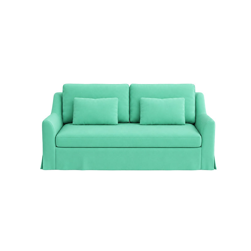 Färlöv 3 Seater Sofa Cover-Velvet cyan