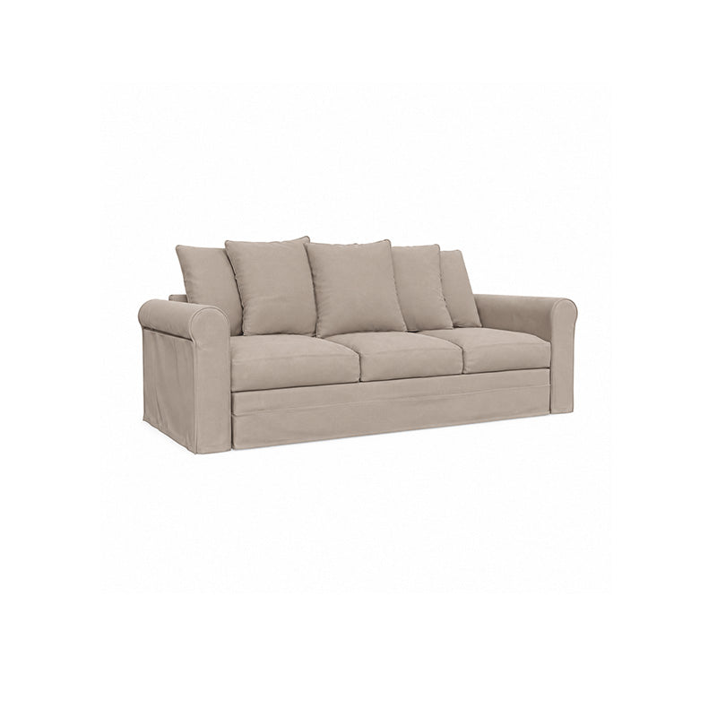 Grönlid 3 Seater Sofa Cover-Corduroy Mink taupe