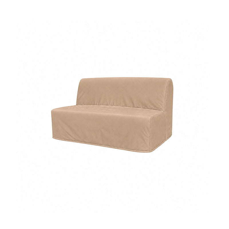 Lycksele 2 Seater Sofa Bed Cover-Canvas Oatmeal