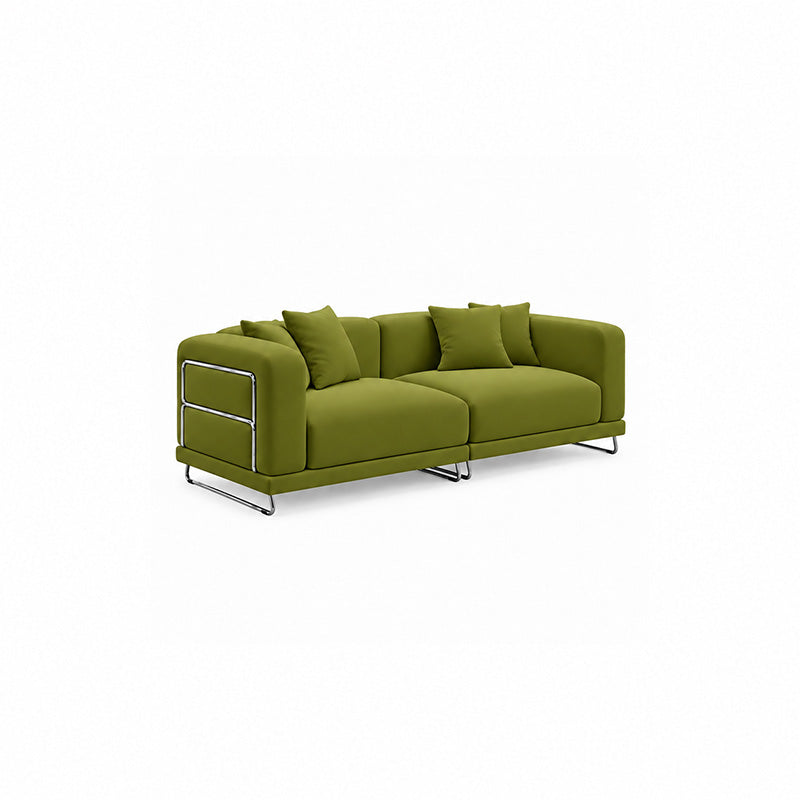 Tylösand 3 Seater Sofa Cover-Velvet olive