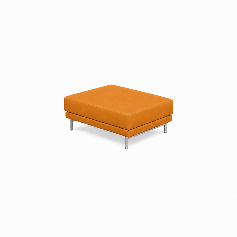 Nockeby Footstool Cover-Canvas Mango