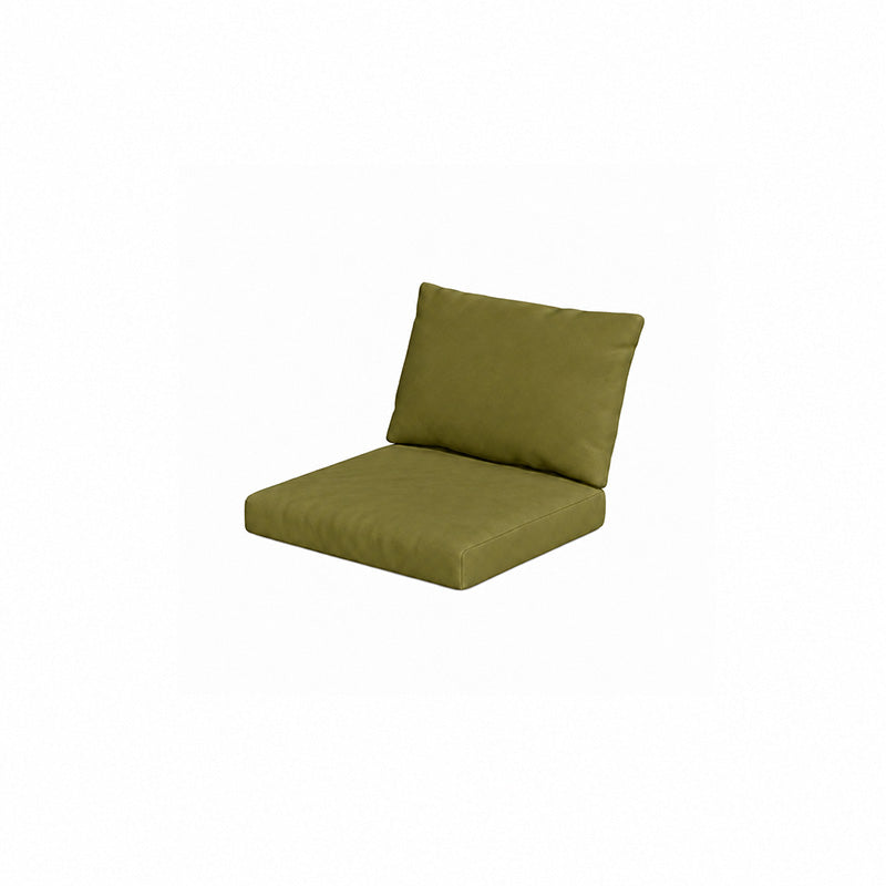 Stockholm Rattan Chair Cushion Cover Set-Velvet olive