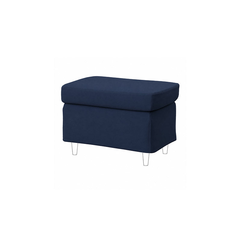 STRANDMON Footstool Cover-Chenille Midnight