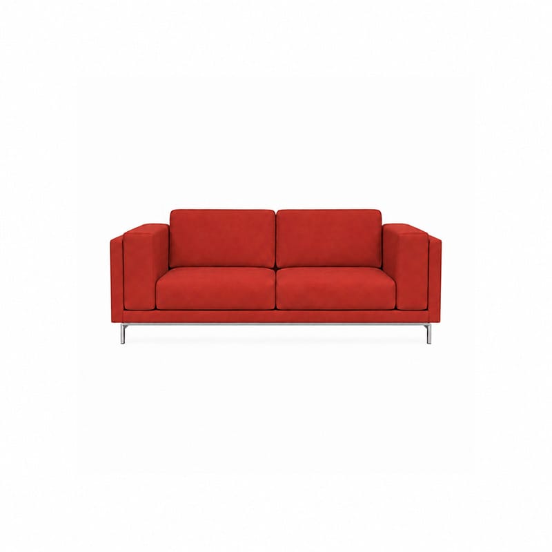 Nockeby 2 Seater Sofa Cover-Chenille Burnt Brick