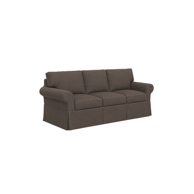 POTTERY BARN Funda de sofá de 3 plazas básica - Microfibra Ash