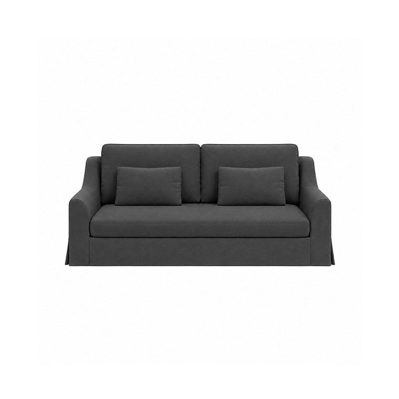 Färlöv 3 Seater Sofa Cover-Canvas Charcoal