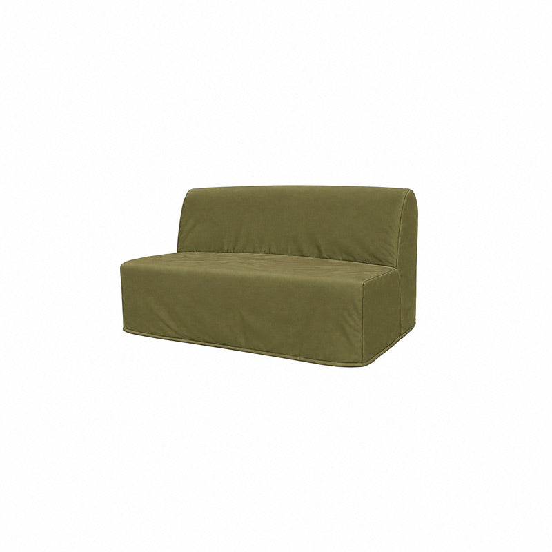 Lycksele 2 Seater Sofa Bed Cover-Microfiber Olive