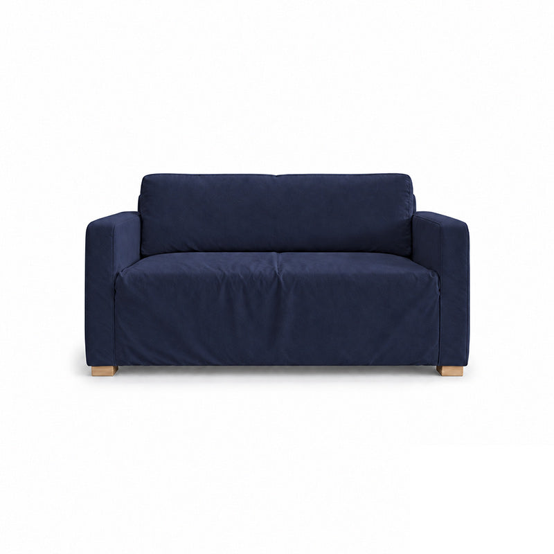 Solsta Sofa Bed Cover-Microfiber Navy blue