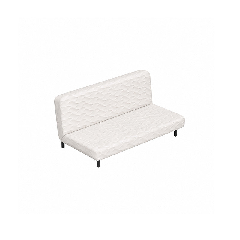 NYHAMN 3 Seater Sofa Bed-Corduroy Silver White