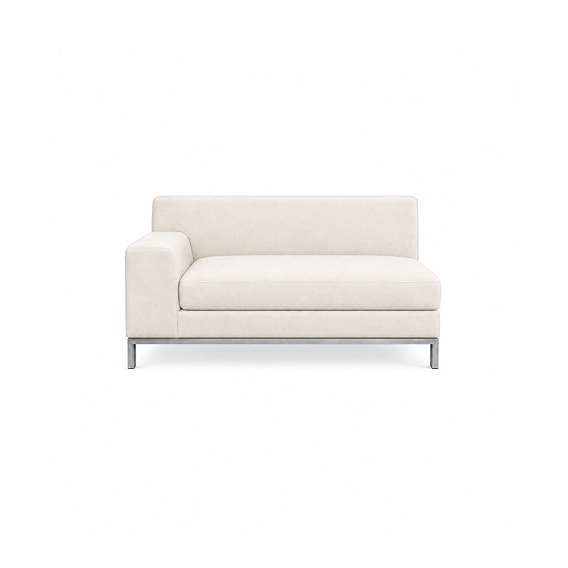 Kramfors 2 Seater Sofa with Left Arm Cover-Structural Weave cream