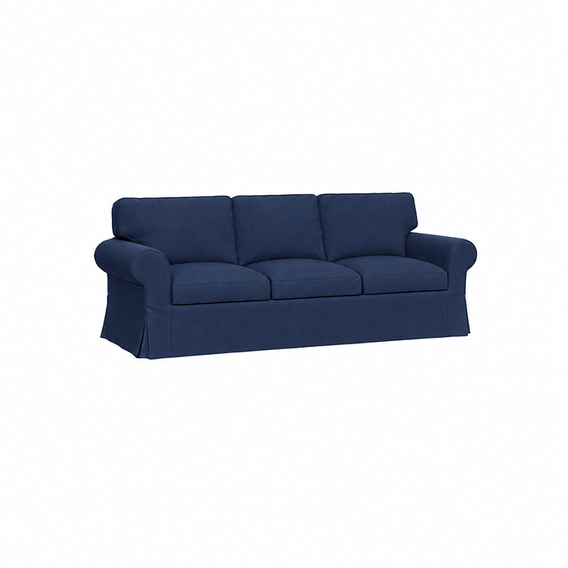Ektorp 3.5 Seater Sofa Cover-Chenille Midnight