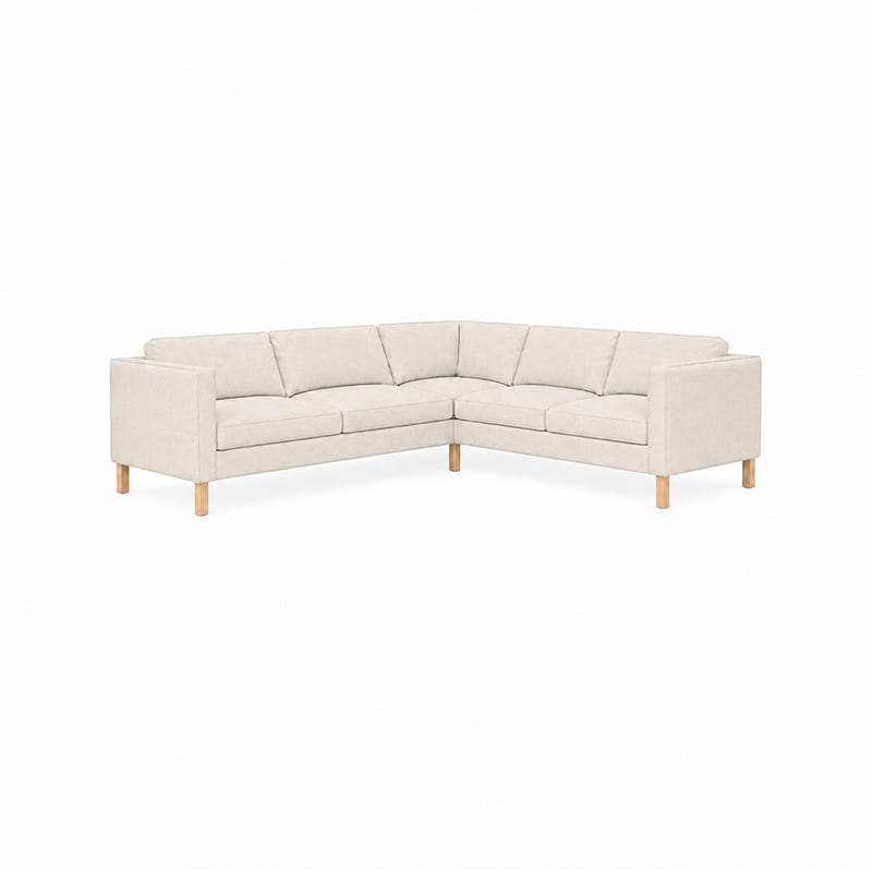 Karlstad Corner Sofa Cover (3+2)-Microfiber Ivory