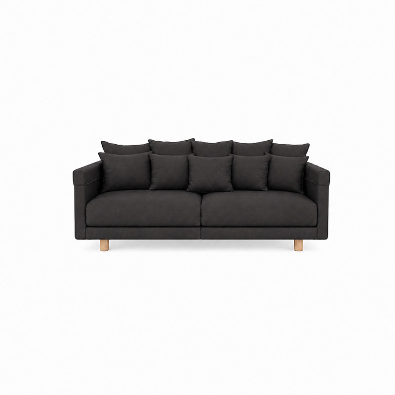 Stockholm 2017 3 Seater Sofa Cover-Microfiber Black