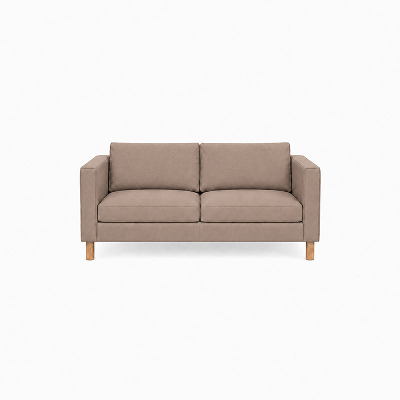 Karlstad 2 Seater Sofa Cover-Canvas Oatmeal