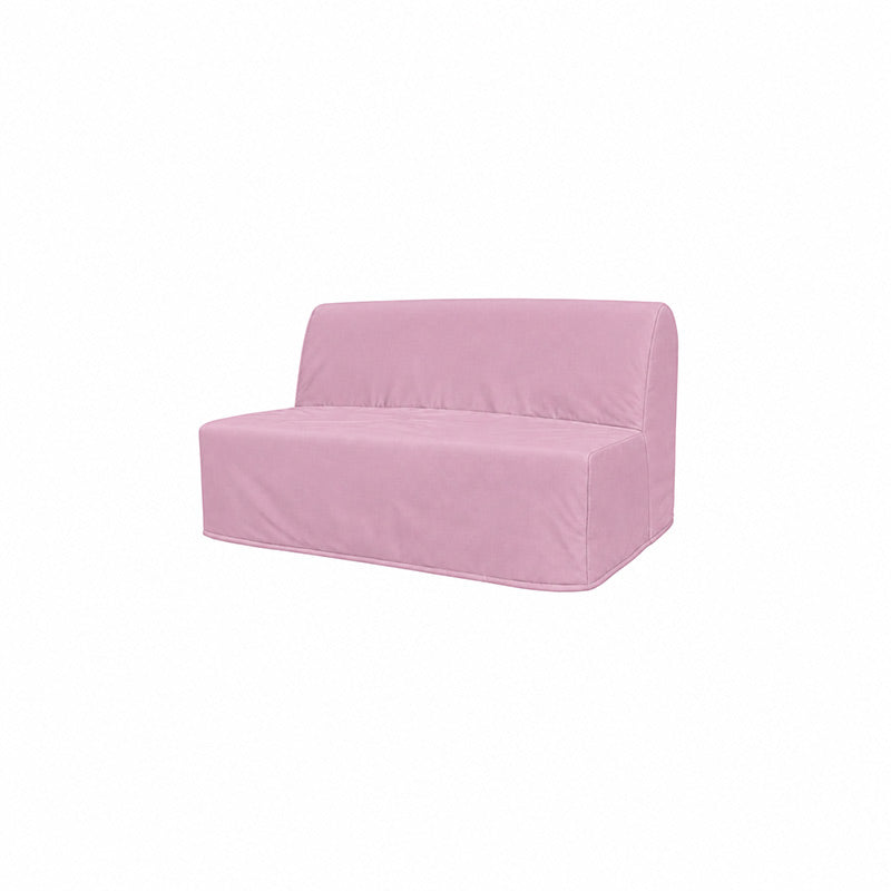 Lycksele 2 Seater Sofa Bed Cover-Structural Weave blush pink