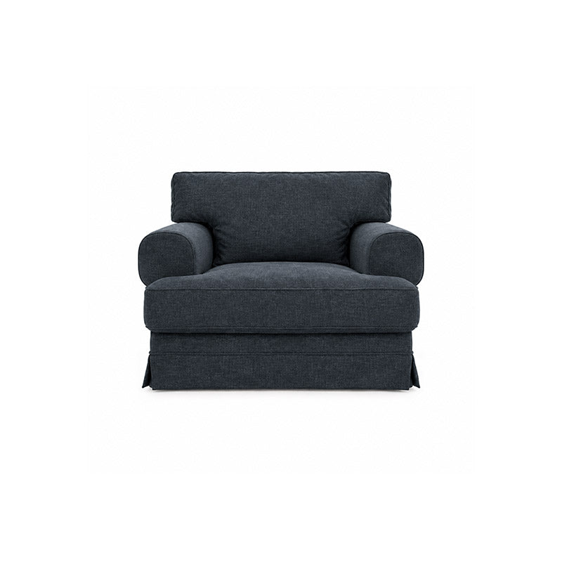 Ekeskog Armchair Cover-Chenille Anthracite