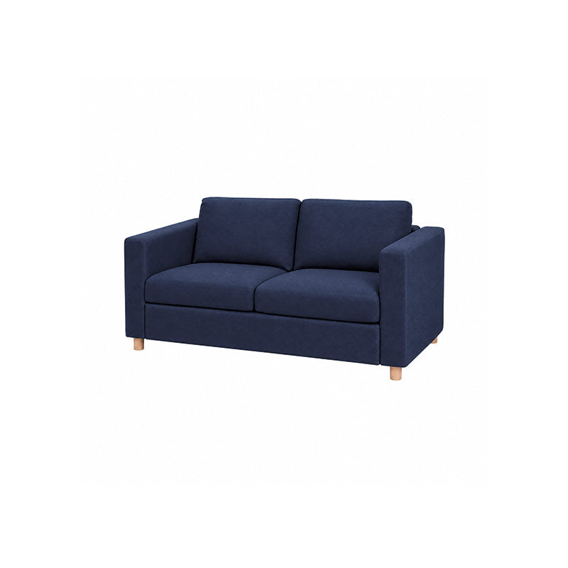 Vimle 2 Seater Sofa Cover-Microfiber Navy blue