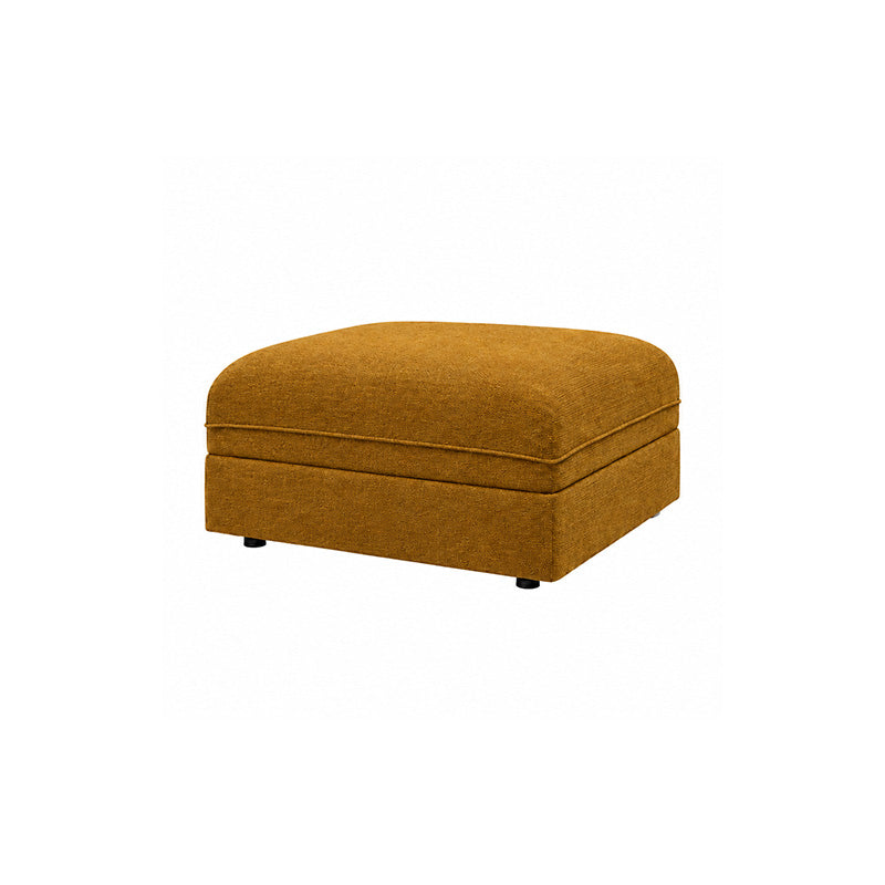 Vallentuna Seat Module Cover, Without Storage-Patterned Weave Antique Gold