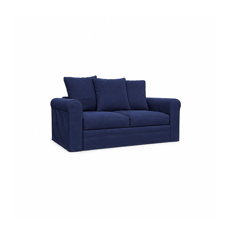 Grönlid 2 Seater Sofa Cover-Velvet cobalt blue