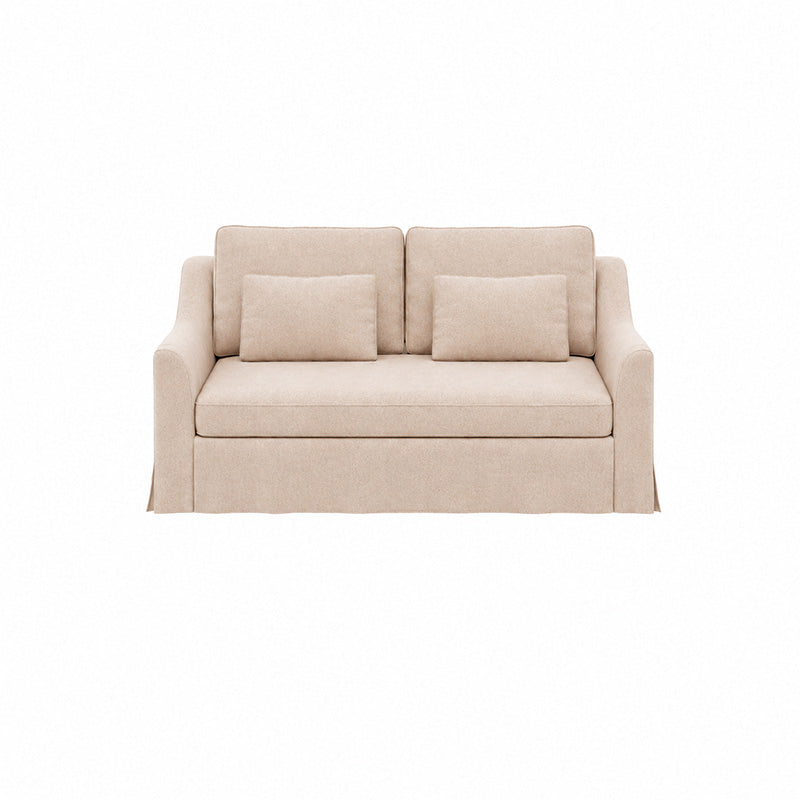 Färlöv 2 Seater Sofa Cover-Microfiber Camel