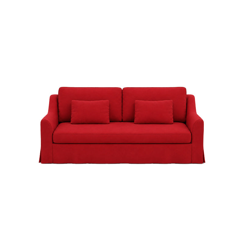 Färlöv 3 Seater Sofa Cover-Structural Weave red