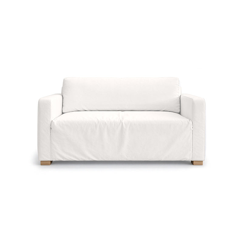 Solsta Sofa Bed Cover-Corduroy Silver White