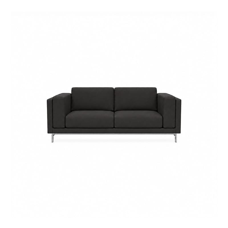 Nockeby 2 Seater Sofa Cover-Microfiber Black