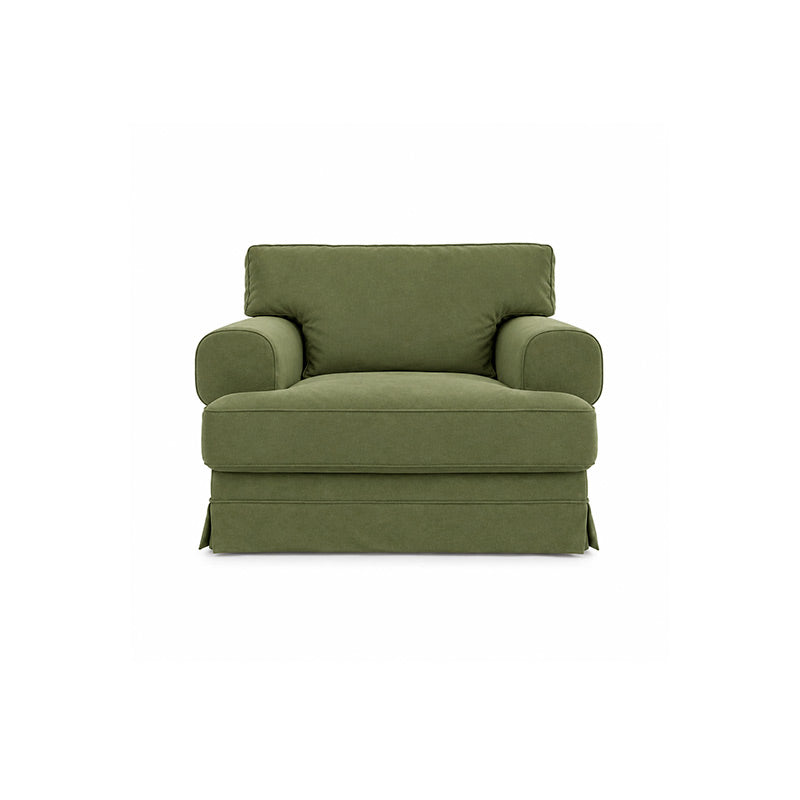 Ekeskog Armchair Cover-Microfiber Olive