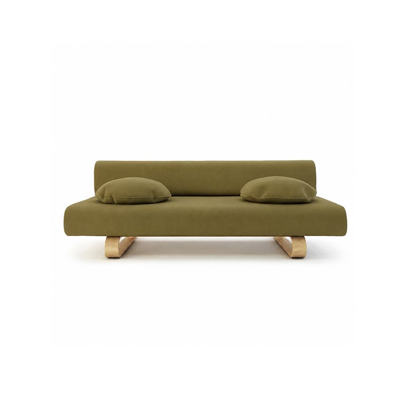 Allerum Sofa Bed Cover-Microfiber Olive