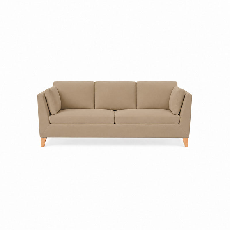 Stockholm 3 Seater Sofa Cover-Canvas Oatmeal