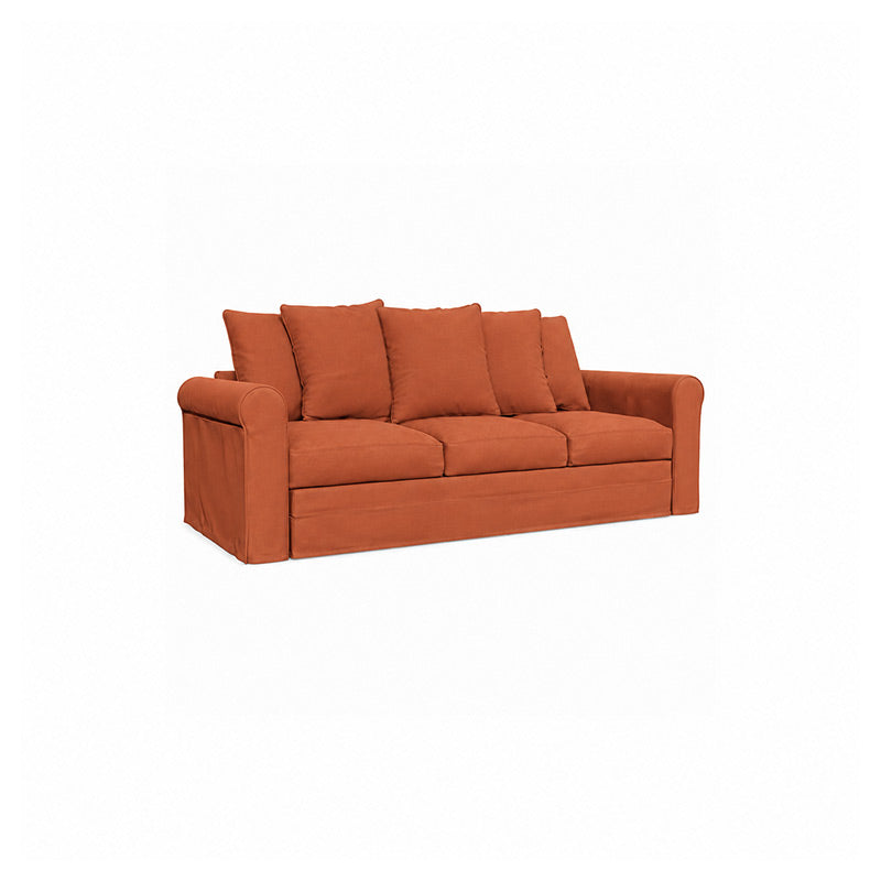 Grönlid 3 Seater Sofa Cover-Chenille Terracotta