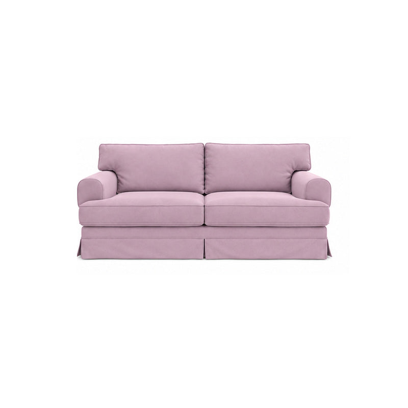 Ekeskog 3 Seater Sofa Cover-Velvet Dusty rose